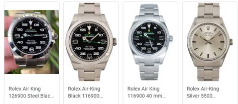 rolex air king spotting